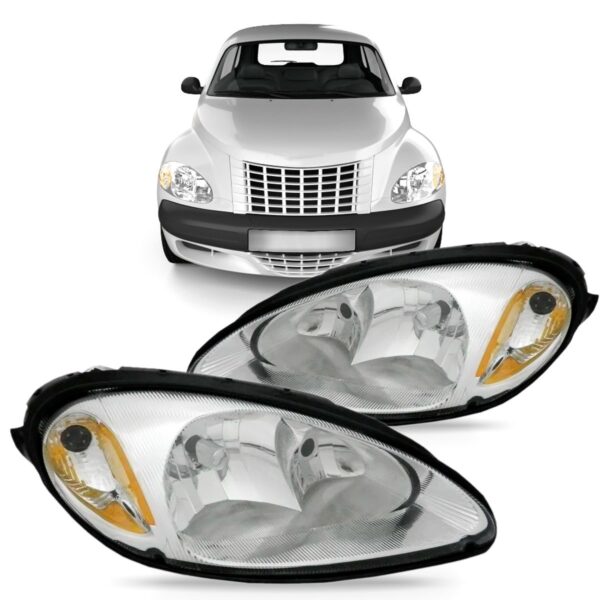 Par Farol Para Pt Cruiser 2001 2002 2003 2004 2005 Direito E Esquerdo