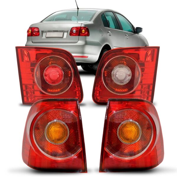 Jogo Lanterna Polo Sedan 07 08 09 10 2011 2012 Serve Antigo