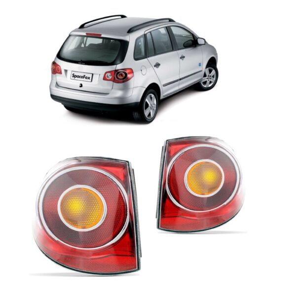 Par Lanterna Spacefox Canto 2006 2007 08 2009 2010 Traseira Esquerdo E Direito