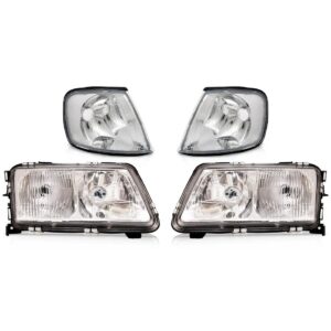 Kit Farol Audi A3 1995 A 1999 Completo Com Par Sinaleiras - Direito/passageiro