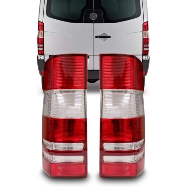 Par Sinaleira Traseira Sprinter 2012 2013 2014 2015 Bicolor Vermelho