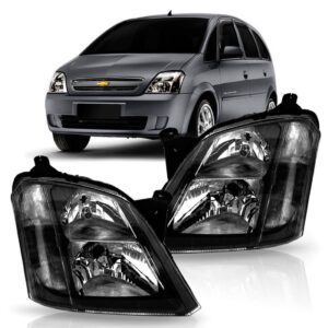 Par Farol Meriva 02 03 04 05 06 07 08 09 A 13 Máscara Negra