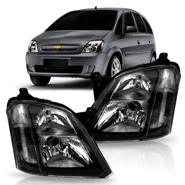 Par Farol Meriva 02 03 04 05 06 07 08 09 A 13 Máscara Negra