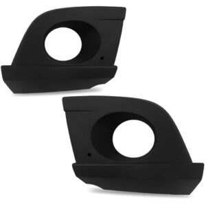 Par Moldura Grade Milha Parachoque Saveiro Cross Gol Rallye Preto