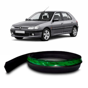 Saia Spoiler Para PEUGEOT-306 Z Lip Borracha Esportivo Ez