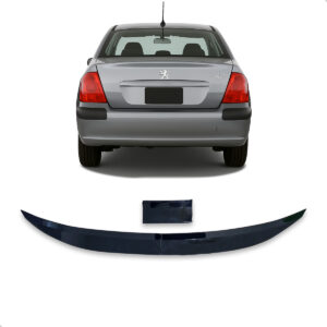 Aerofólio Para PEUGEOT 307 Sedan Black Piano Autocolante