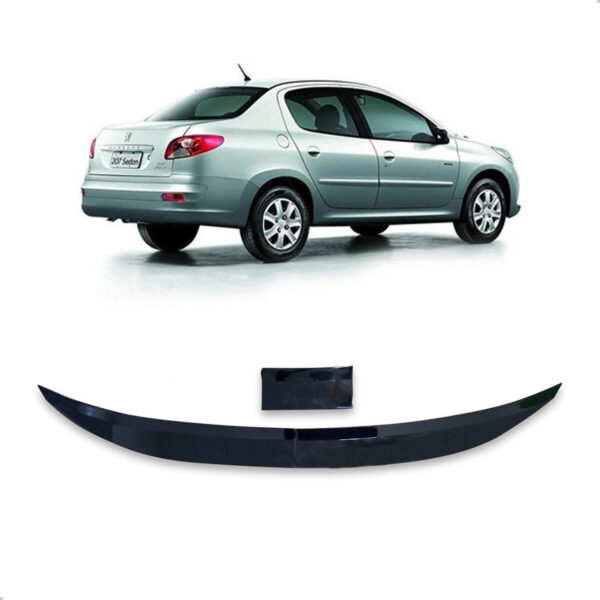 Aerofólio Para PEUGEOT 407 Sedan Black Piano Autocolante