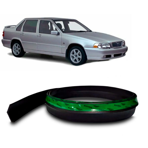 Saia Spoiler Para VOLVO-S70 Z Lip Borracha Esportivo Ez