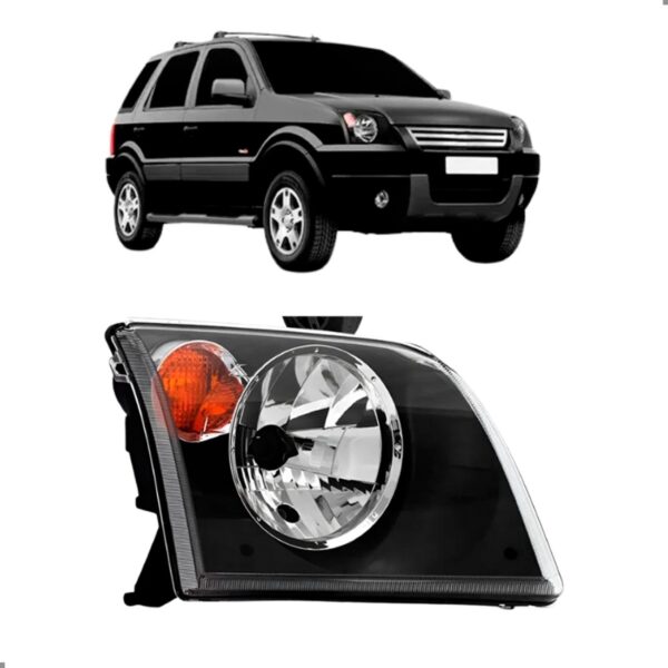 Farol Para Ecosport 2003 2004 2005 2006 2007 Com Pisca Âmbar Direito/passageiro