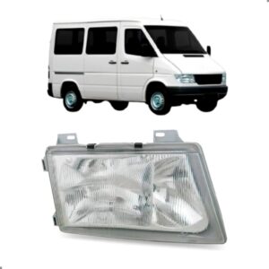 Farol Para Sprinter 1995 A 2002 Com Auxiliar Direito/passageiro