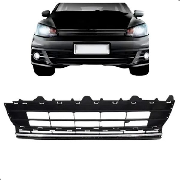 Grade Central Parachoque Dianteiro Para Fox 2015 2016 A 2022 Para Pintar