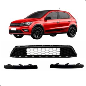 Grade Central Parachoque Para Gol G8 2018 A 2023 Com Frisos Para Pintar
