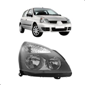 Farol Eletrico Para Clio 2006 2007 2008 A 2011 Com Regulador Direito/passageiro