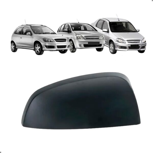 CAPA RETROVISOR MERIVA/CELTA/PRISMA 2002 A 2012 PRETO LD