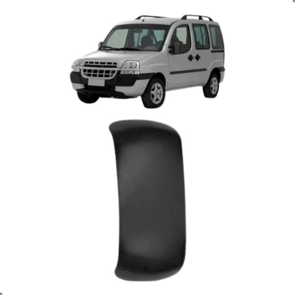 CAPA RETROVISOR DOBLO 2001 A 2008 PRETO LE