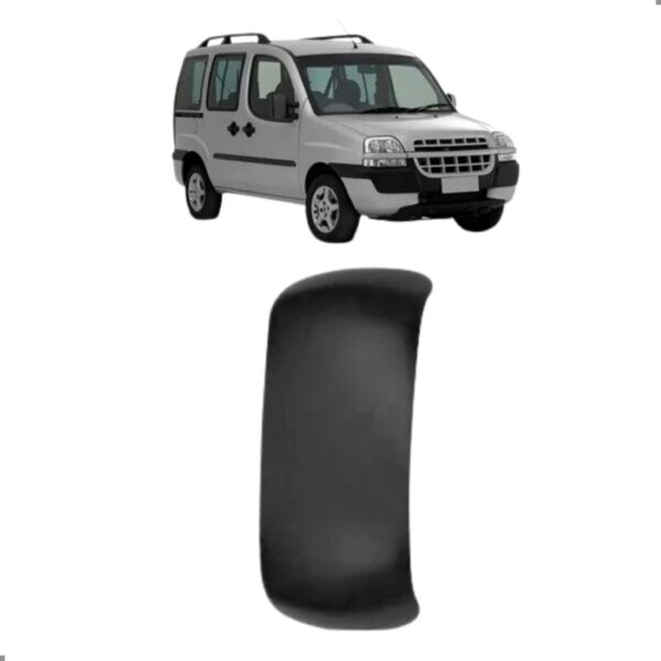 CAPA RETROVISOR DOBLO 2001 A 2008 PRETO LD