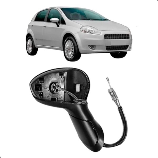 Retrovisor Externo Para Punto 2007 A 2012 Lado Direito