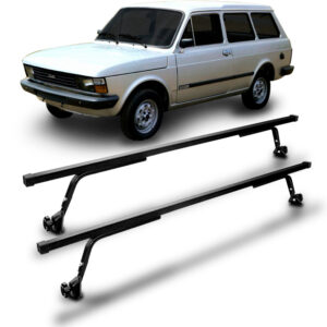 Rack Travessa De Teto Panorama Bagageiro Preto Vhip. Preto