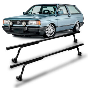 Rack Travessa De Teto Parati Bagageiro Preto Vhip. Preto