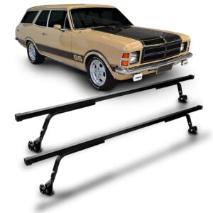 Rack Travessa De Teto Caravan Bagageiro Preto Vhip. Preto