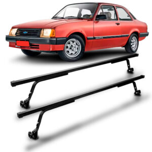 Rack Travessa De Teto Chevette Bagageiro Preto Vhip. Preto