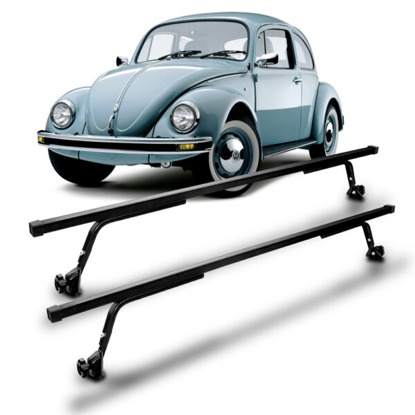Rack Travessa De Teto Fusca Bagageiro Preto Vhip. Preto
