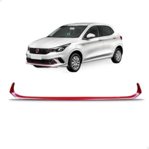 Friso Grade Central Para Fiat Argo 2017 A 2020 Vermelho Vermelho