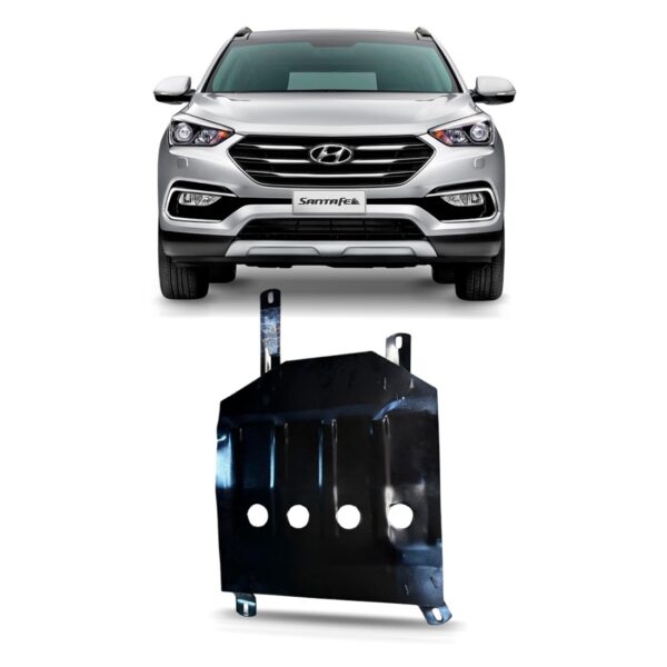 Peito De Aço Protetor Carter Reforçado Santa Fe 2013 A 2017