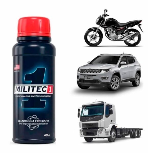 Militec 1 Óelo Protetor Do Motor Com Vida Longa Economia Preto