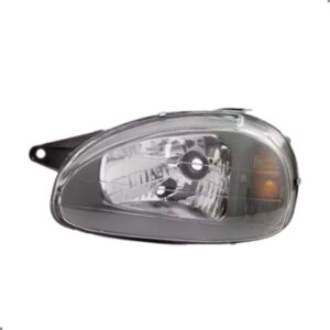 FAROL CORSA 2001 A 2010 MASCARA CINZA CARCAÇA PRETA LD