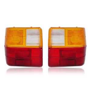 Lente Lanterna Traseira Uno 1986 A 2003 Tricolor Âmbar Novo Vermelho - Esquerdo