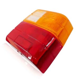 Lente Lanterna Traseira Uno 1986 A 2003 Tricolor Âmbar Novo Vermelho - Esquerdo