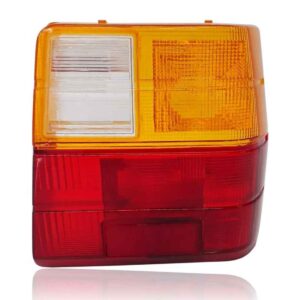 Lente Lanterna Traseira Uno 1986 A 2003 Tricolor Âmbar Novo Vermelho - Esquerdo