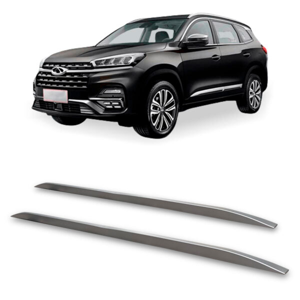 Rack De Teto Longarina CHERY-TIGGO-8 Decorativa Prata