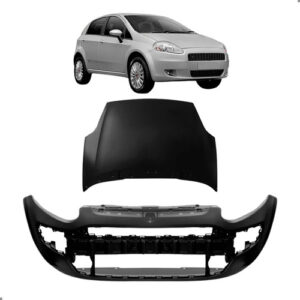 Kit Frente Para Punto 2013 A 2017 Capo Parachoque Dianteiro