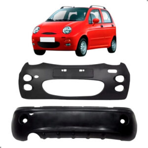 Par Parachoques Chery Qq 2011 A 2016 Dianteiro E Traseiro Para Pintar