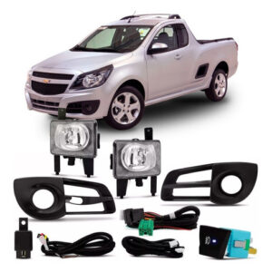 Kit Farol Neblina Milha Montana 2011 À 2016 Com Grade Transparente