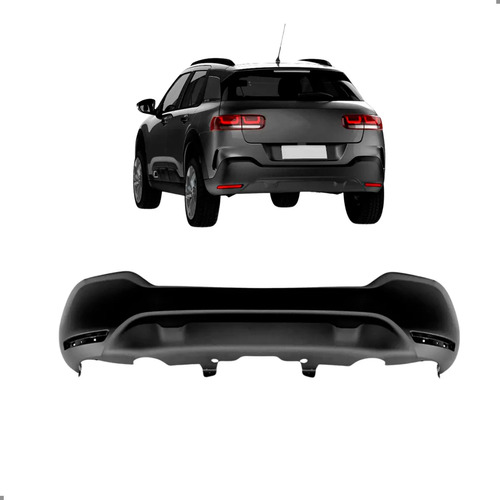 Parachoque Traseiro C4 Cactus 2019 2020 2021 2022 2023 2024