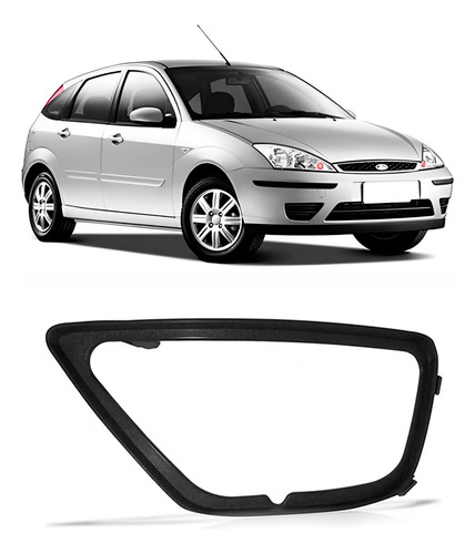 Moldura Farol De  Milha Focus 2004 05 06 2007 C/furo  Esquerda/motorista