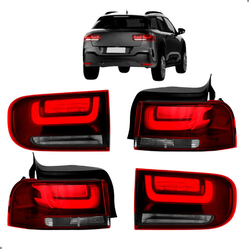 Kit Jogo Lanternas Para C4 Cactus 2019 2020 2021 A 2025 Ambos Lados