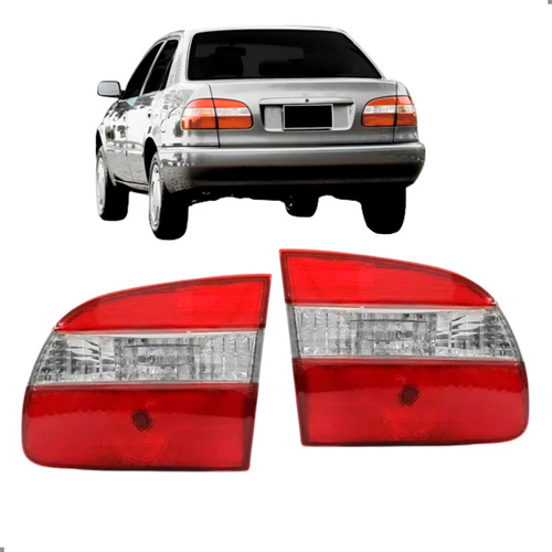 Par Lanterna Traseira Mala Para Corolla 1998 A 2002 Ambos Lados