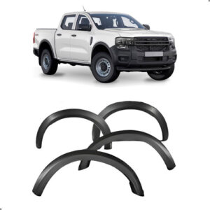 Jogo Moldura De Roda Para Raptor Ranger 2024 2025 Kit 4 Pçs Preto