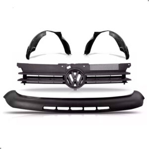Kit Spoiler Parabarro E Grade Superior Para Golf 1999 A 2005 Para Pintar