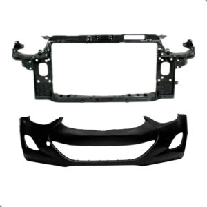 Kit Frente Elantra 2011 A 2016 Parachoque E Painel Frontal Para Pintar