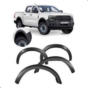 Jogo Moldura De Roda Para Raptor Ranger 2024 2025 Kit 4 Pçs Preto