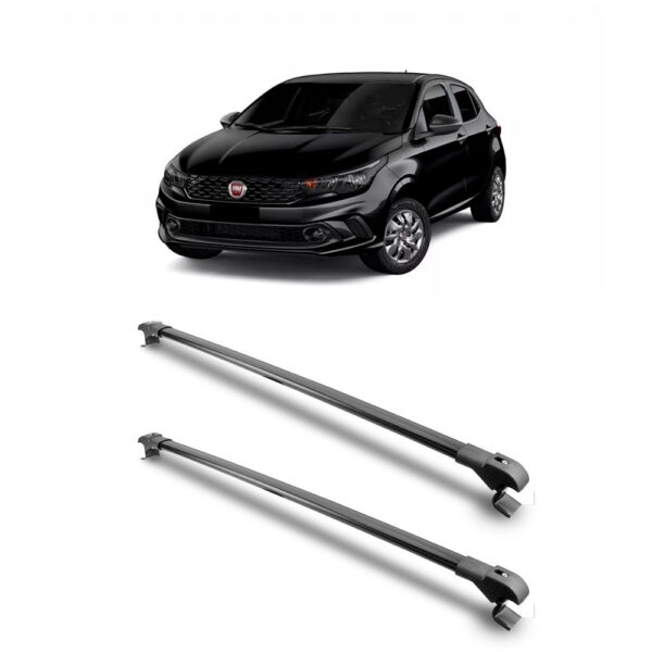 Travessa Aluminio Larga PARA Fiat Argo Universal 1 Metro Preta