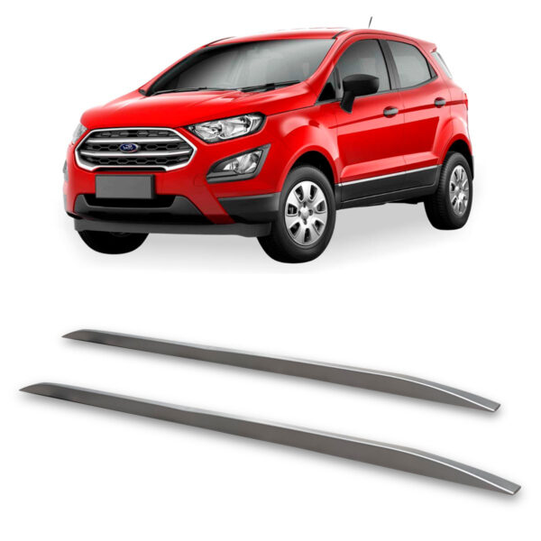 Rack De Teto Longarina FORD-ECOSPORT Decorativa Prata