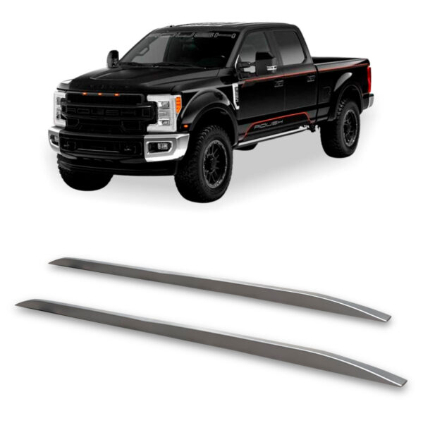 Rack De Teto Longarina FORD-F-250 Decorativa Prata