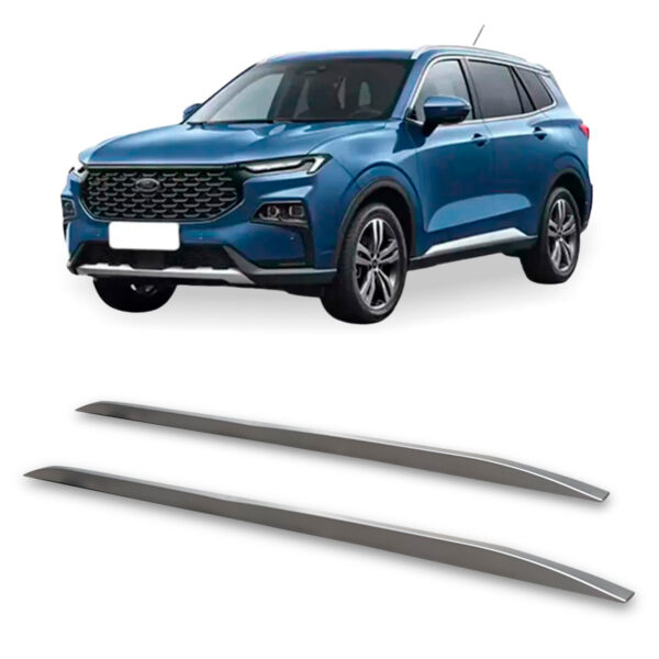 Rack De Teto Longarina FORD-TERRITORY Decorativa Prata