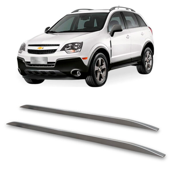 Rack De Teto Longarina GM-CAPTIVA Decorativa Prata